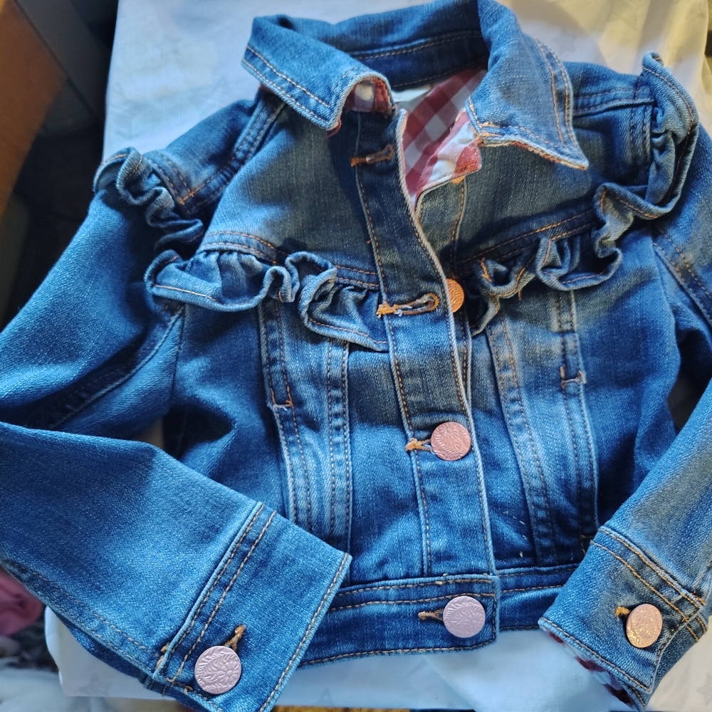 Matilda Jane Denim Jacket Girls Sz 2t